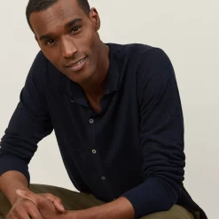 Maison Montagut Chemises>Chemise Boutonnee En Lin Flamme - Blason