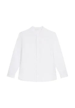 Maison Montagut Chemises>Chemise En Lin Col Tunisien - Dean