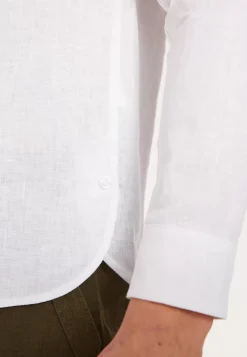 Maison Montagut Chemises>Chemise En Lin Col Tunisien - Dean