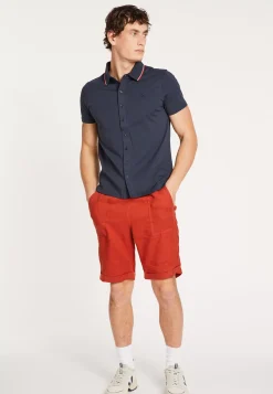 Maison Montagut Chemises>Chemise Manches Courtes En Coton Jersey - Baccara