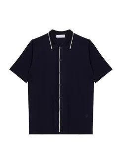 Maison Montagut Chemises>Chemise Manches Courtes En Fil Lumiere - Roman