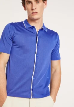Maison Montagut Chemises>Chemise Manches Courtes En Fil Lumiere - Roman