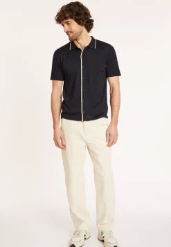 Maison Montagut Chemises>Chemise Manches Courtes En Fil Lumiere - Roman