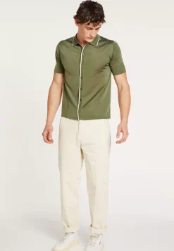 Maison Montagut Chemises>Chemise Manches Courtes En Fil Lumiere - Roman