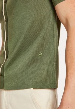 Maison Montagut Chemises>Chemise Manches Courtes En Fil Lumiere - Roman