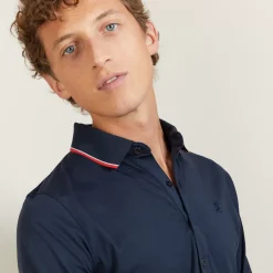 Maison Montagut Chemises>Chemise Manches Longues En Coton Jersey - Baggy
