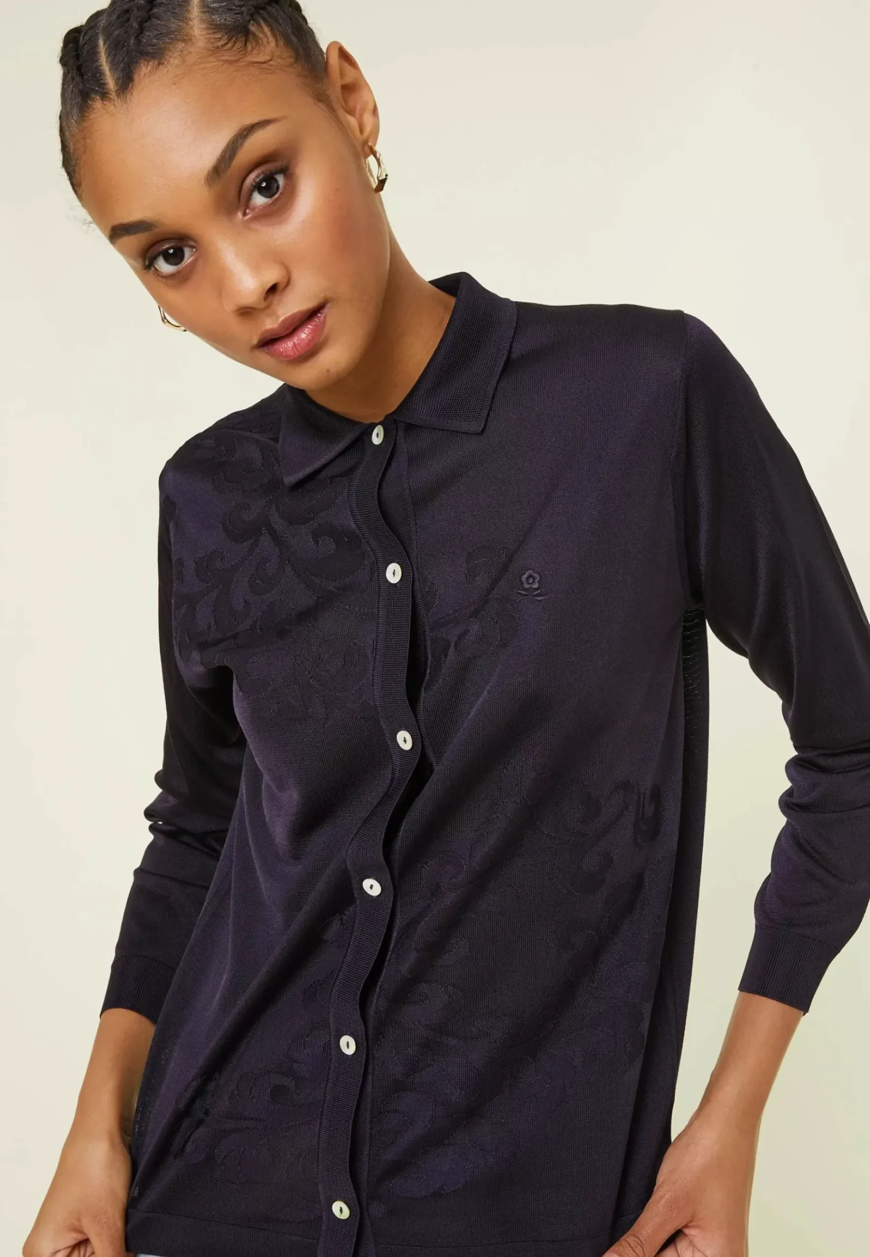 Maison Montagut Chemisiers>Chemise Manches Longues En Fil Lumiere - Emeline
