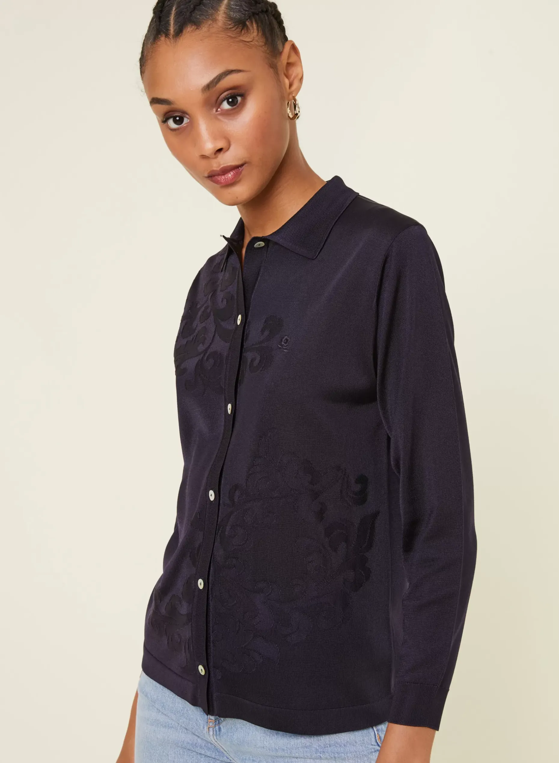 Maison Montagut Chemisiers>Chemise Manches Longues En Fil Lumiere - Emeline