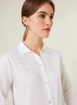 Maison Montagut Chemisiers>Chemise Manches Longues En Fil Lumiere - Emeline
