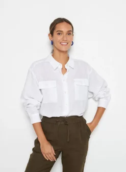 Maison Montagut Chemisiers>Chemise Manches Longues En Lin - Tonya