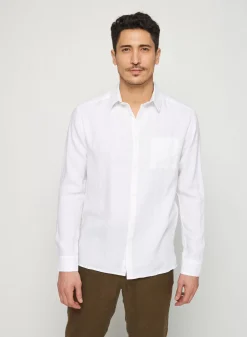 Maison Montagut Chemises>Chemise Manches Longues En Lin - Robin
