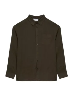 Maison Montagut Chemises>Chemise Manches Longues En Lin - Robin