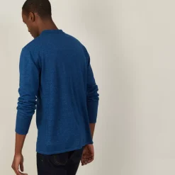 Maison Montagut Chemises>Chemise Manches Longues En Lin Cachemire - Bazar