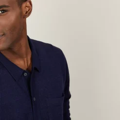 Maison Montagut Chemises>Chemise Manches Longues En Lin Cachemire - Bazar