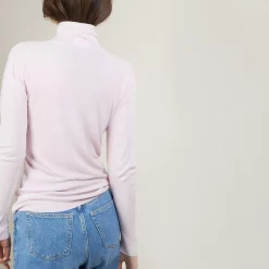 Maison Montagut T-Shirts>Col Roule En Bambou Cachemire - Bianca