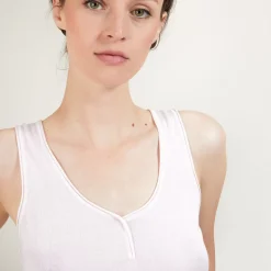 Maison Montagut T-Shirts>Debardeur En Bambou Cachemire - Bonnie
