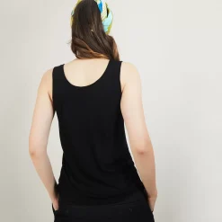 Maison Montagut T-Shirts>Debardeur En Bambou Cachemire - Bonnie
