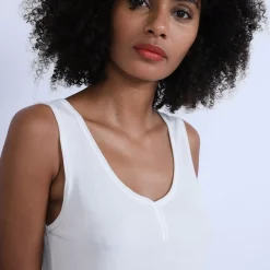 Maison Montagut T-Shirts>Debardeur En Bambou Cachemire - Olympe
