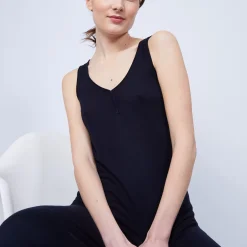 Maison Montagut T-Shirts>Debardeur En Bambou Cachemire - Olympe