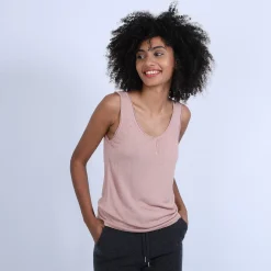 Maison Montagut T-Shirts>Debardeur En Bambou Cachemire - Olympe
