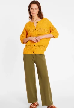 Maison Montagut Vestes Et Gilets>Gilet Ajoure En Coton Et Lin - Maylisse