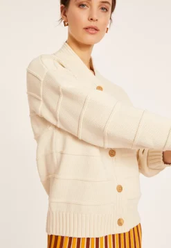 Maison Montagut Vestes Et Gilets>Gilet Ample A Cotes En Coton - Mardy