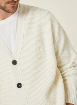 Maison Montagut Vestes Et Gilets>Gilet Ample Boutone Avec Logo En Laine Merinos - Frederic