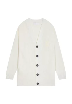 Maison Montagut Vestes Et Gilets>Gilet Ample Boutone Avec Logo En Laine Merinos - Frederic