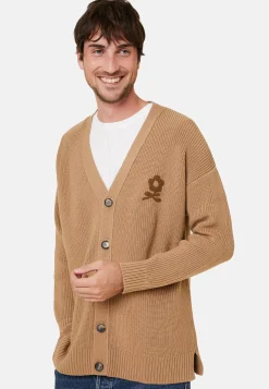 Maison Montagut Vestes Et Gilets>Gilet Ample Boutone Avec Logo En Laine Merinos - Frederic