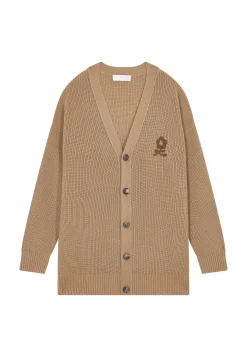 Maison Montagut Vestes Et Gilets>Gilet Ample Boutone Avec Logo En Laine Merinos - Frederic