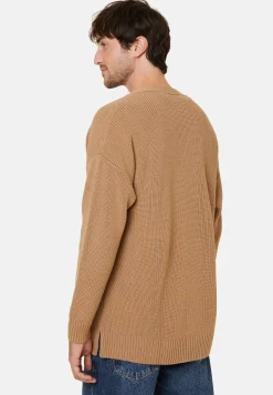 Maison Montagut Vestes Et Gilets>Gilet Ample Boutone Avec Logo En Laine Merinos - Frederic