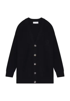 Maison Montagut Vestes Et Gilets>Gilet Ample Boutone Avec Logo En Laine Merinos - Frederic