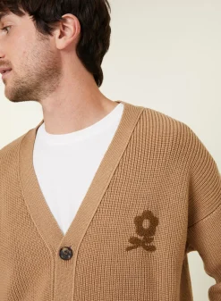 Maison Montagut Vestes Et Gilets>Gilet Ample Boutone Avec Logo En Laine Merinos - Frederic