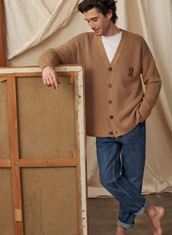 Maison Montagut Vestes Et Gilets>Gilet Ample Boutone Avec Logo En Laine Merinos - Frederic