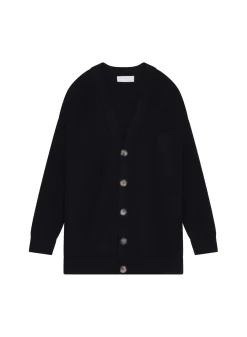 Maison Montagut Vestes Et Gilets>Gilet Ample Boutone Avec Logo En Laine Merinos - Frederic