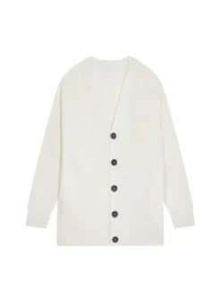 Maison Montagut Vestes Et Gilets>Gilet Ample Boutone Avec Logo En Laine Merinos - Frederic