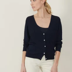 Maison Montagut Vestes Et Gilets>Gilet A Poches En Lin Flamme - Beaute
