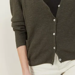 Maison Montagut Vestes Et Gilets>Gilet A Poches En Lin Flamme - Beaute