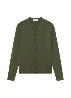 Maison Montagut Vestes Et Gilets>Gilet Boutonne Avec Logo En Laine Merinos - Etienne