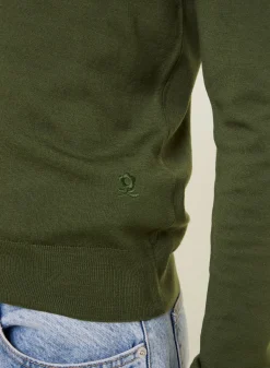Maison Montagut Vestes Et Gilets>Gilet Boutonne Avec Logo En Laine Merinos - Etienne