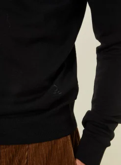 Maison Montagut Vestes Et Gilets>Gilet Boutonne Avec Logo En Laine Merinos - Etienne