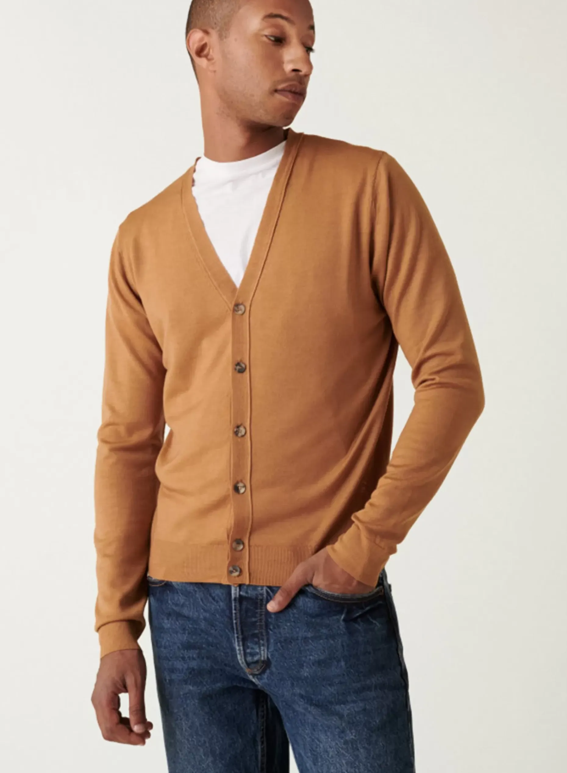 Maison Montagut Vestes Et Gilets>Gilet Boutonne Avec Logo En Laine Merinos - Etienne