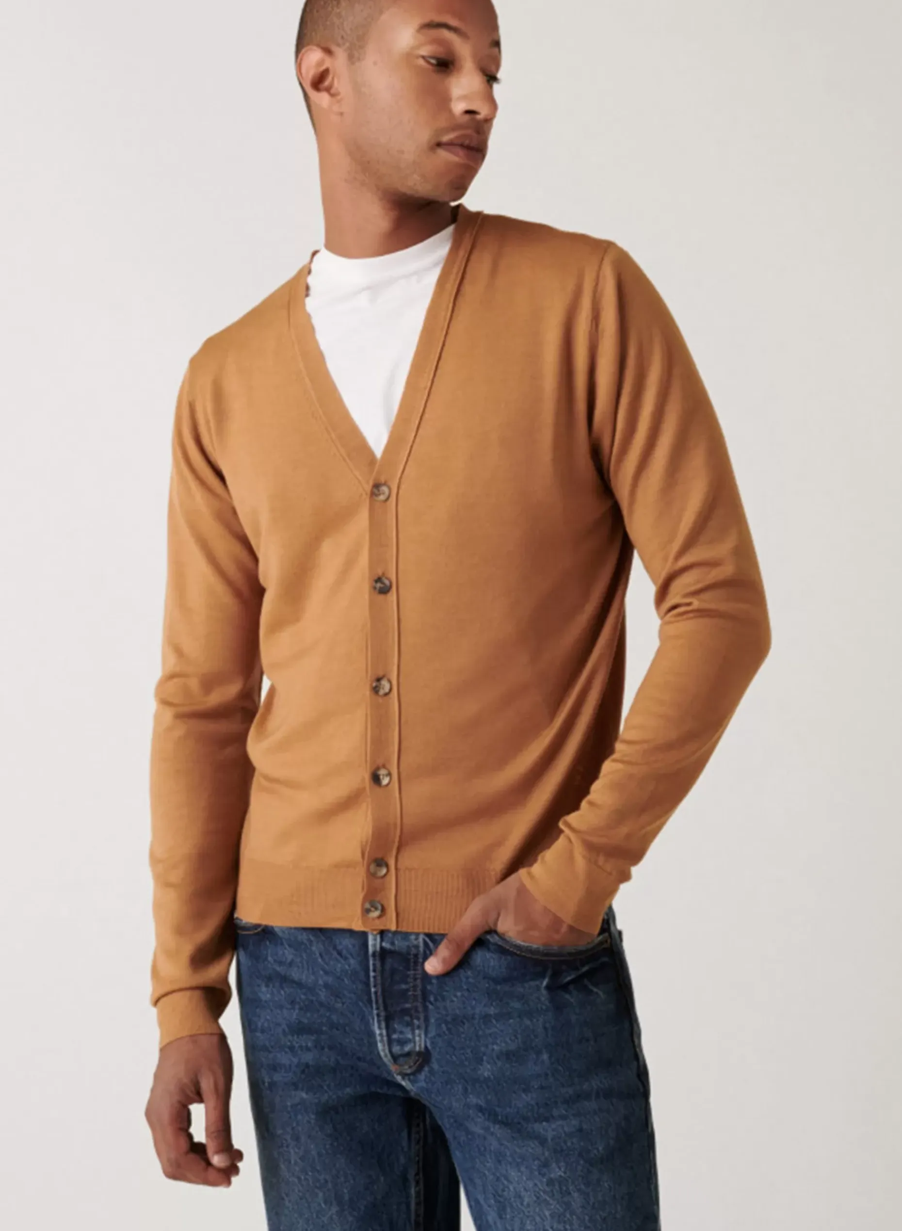 Maison Montagut Vestes Et Gilets>Gilet Boutonne Avec Logo En Laine Merinos - Etienne