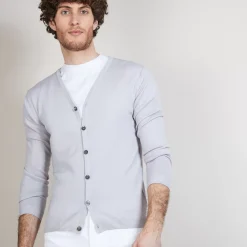 Maison Montagut Vestes Et Gilets>Gilet Boutonne En Laine Merinos - Brad
