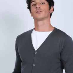 Maison Montagut Vestes Et Gilets>Gilet Boutonne En Laine Merinos - Brad