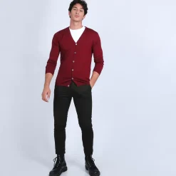 Maison Montagut Vestes Et Gilets>Gilet Boutonne En Laine Merinos - Brad