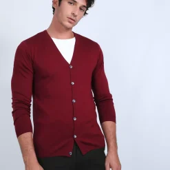 Maison Montagut Vestes Et Gilets>Gilet Boutonne En Laine Merinos - Brad