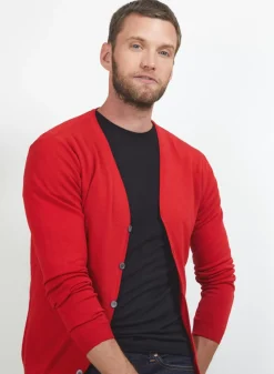 Maison Montagut Vestes Et Gilets>Gilet Boutonne En Laine Merinos - Brad