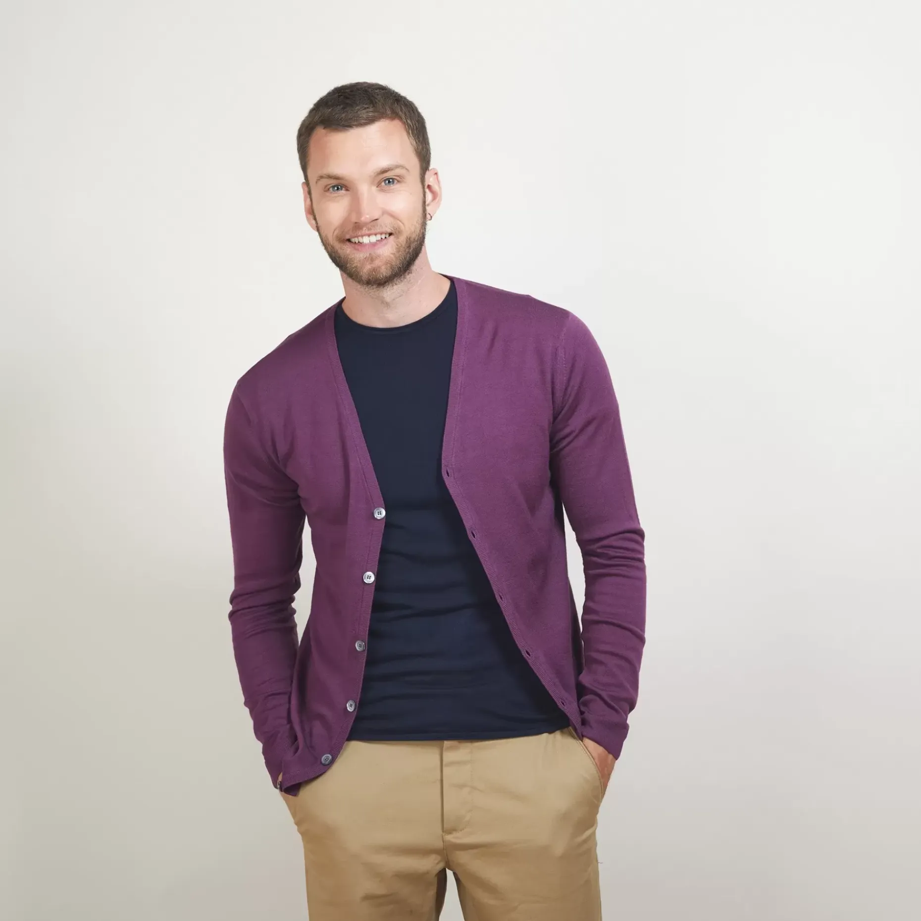 Maison Montagut Vestes Et Gilets>Gilet Boutonne En Laine Merinos - Brad