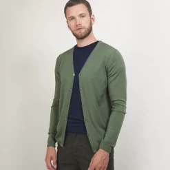 Maison Montagut Vestes Et Gilets>Gilet Boutonne En Laine Merinos - Brad